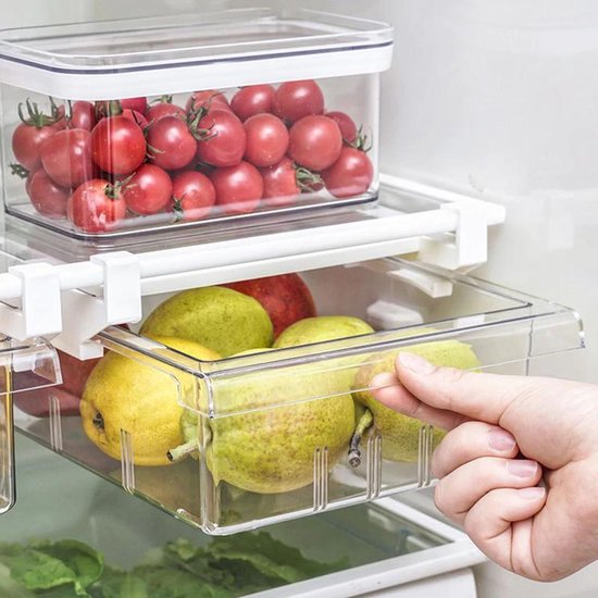 Organisateur de réfrigérateur - tiroir coulissant - tiroir - plateaux de  koelkast -... | bol