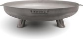 MOODZ - Vuurschaal Feet & Handle RVS (Ø 60 cm) - Vuurschaal 60 cm - Roestvrij staal - Zilver