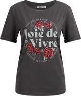 WE Fashion Dames T-shirt met opdruk