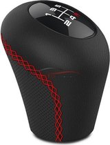 Versnellingspookknop BC Corona Sport Zwart/Rood Huid
