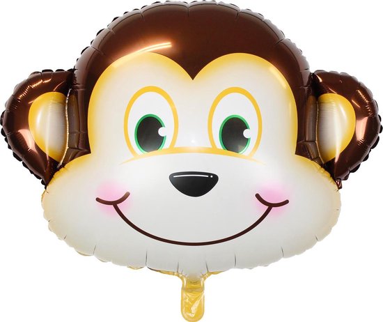 Jungle Safari Fête Decoration Décoration Ballons Anniversaire Décoration hélium Singe Ballon Décoration 75 Cm Taille XL