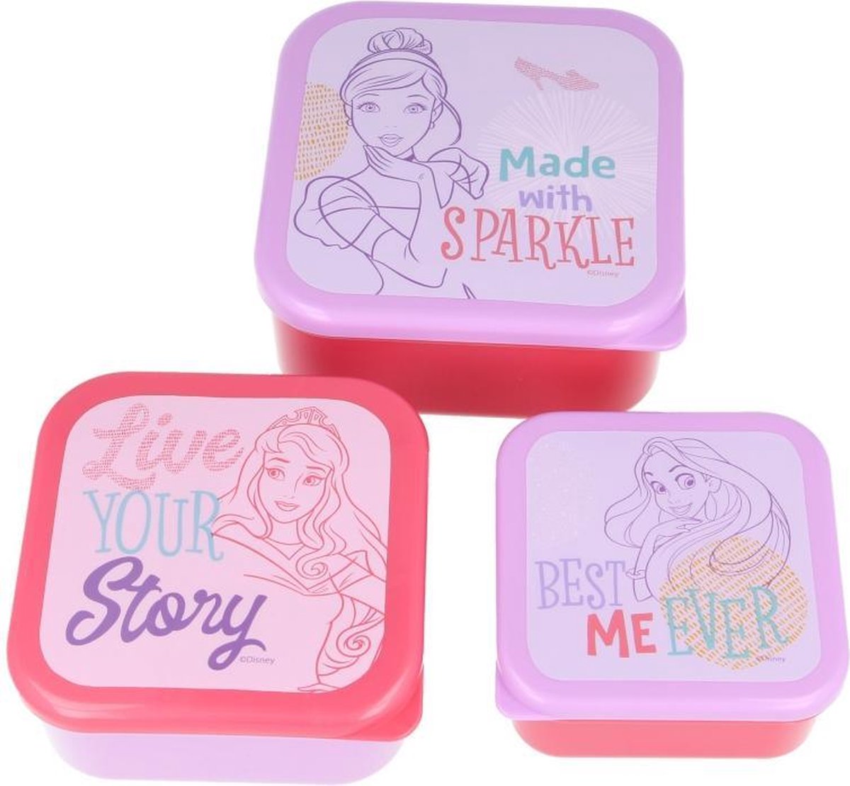 Princess 3 delige lunchbox