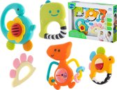 Rammelaar Baby Jongen / Meisje | 0 Jaar Speelgoed | Grijpspeelgoed Kralen Regenboog - Babyspeelgoed 6 Maanden