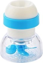 Thuys Kraan Opzetstuk - Flexibele Kraankop - Waterfilter - Watertap - Kraan Filter - Blauw