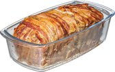 Sareva à pain Moule à cake Verre borosilicaté 1.5 Litre - 27 x 14 x 2 cm