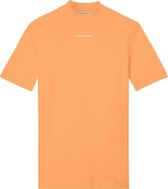 Calvin Klein Micro Branding Stretch T-shirt - Vrouwen - Oranje