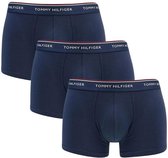 Bol.com Tommy Hilfiger - Heren Onderbroeken 3-Pack Trunks Peacoat - Blauw - Maat S aanbieding