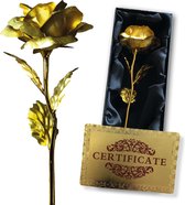 Gouden Roos - in mooie geschenkverpakking met fluwelen binnenkant