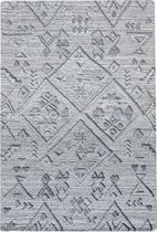 The Rug Republic Hand Woven Over Tufted AILEEN Grey 8 x 10 ft CARPET