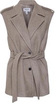 Vero Moda Vest Vmrenowe Sl Waistcoat Vma Sl 10254681 Vintage Khaki Dames Maat - L