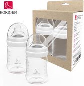 Horigen Babyfles PPSU - Tritan 150ml met S speen - set 2 st