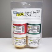 The Crafter's Workshop Stencil Butter Set - Holiday - 4 stuks