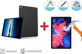 2-In-1 Screenprotector Hoesje Bescherming Protector Set Geschikt Voor Lenovo Tab P11 Plus 11.0 Inch Tablet - Full Cover Tempered Glass Screen Protector Met Siliconen Back Bescherm