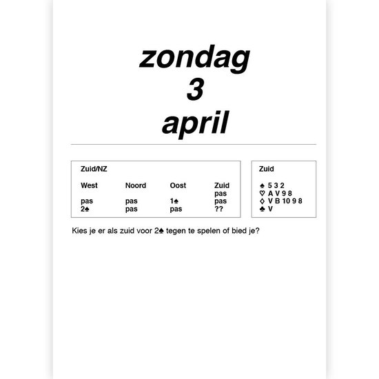Bridge Beter scheurkalender 2022 - Kalenderwinkel.nl