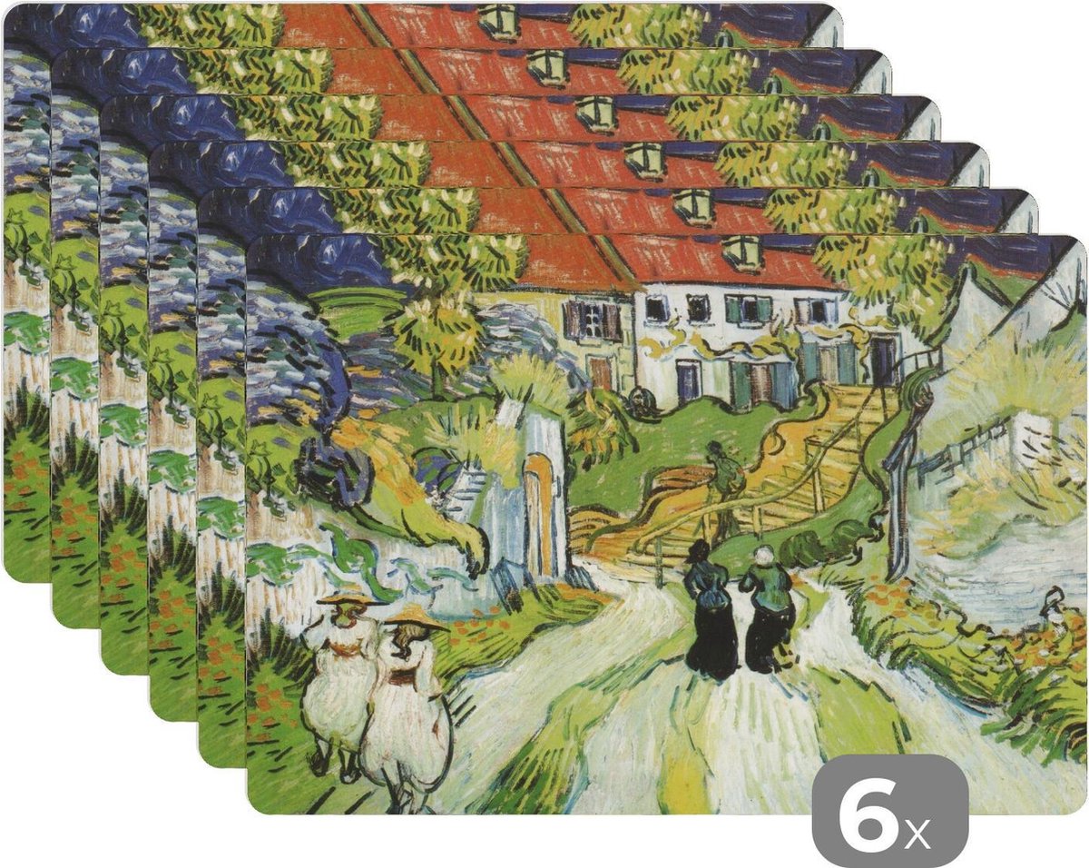 Placemat Placemats kunststof De dood van Vincent van Gogh Vincent