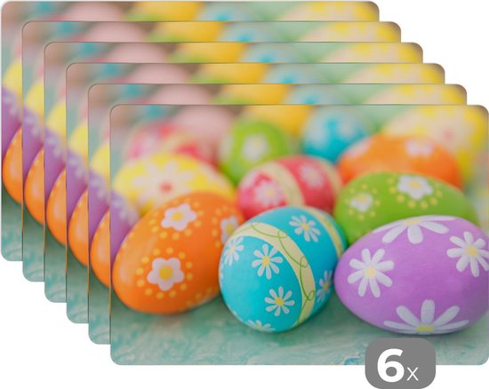 JOYIN 12 Paaseieren Met Gele Eendjes – 7 Verschillende Stijlen – Kleurrijk En Stevig – Perfect Voor Paaszoektochten, Feestjes En Mandvullers
