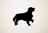 Golden Retriever - Silhouette hond - XS - 23x27cm - Zwart - wanddecoratie