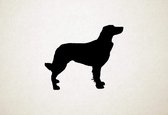 Epagneul francais - French Spaniel - Silhouette hond - XS - 23x28cm - Zwart - wanddecoratie