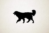 cao da Serra da Estrela - Estrela Mountain Dog - Silhouette hond - L - 60x101cm - Zwart - wanddecoratie