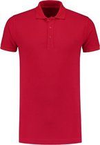 L&S Polo Basic Cot/Elast SS for him