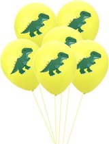 Dinosaurus - Ballonnen - kinderfeestje - set van 6 - feest - partijtje - versiering