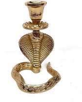 Cobra kandelaar goud