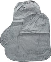 Merkloos - overschoen wit - materiaal polypropyleen - tyvek - wegwerp overschoen voor schoenen en laarzen - bescherming in kwetsbare ruimtes - 50 stuks per pak - geweldig materiaal ook voor o