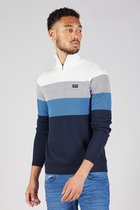 Gabbiano Trui Schipperstrui Met Hoge Kraag En Rits 611710 Ecru Mannen Maat - S