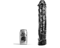All Black Grote zwarte realistische dildo 33 cm