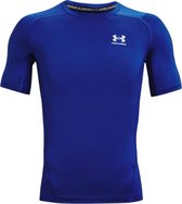 Under Armour Heatgear Armour Short Sleeve 1361518-400, Mannen, Blauw, compression t-shirts, maat: 3XL EU