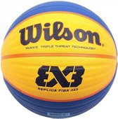 Wilson Fiba 3x3 official - Basketbal - Geel Blauw - Outdoor - Maat 6