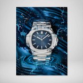 DEVICI Motiverende Wanddecoratie - Muurdecoratie - Patek Philippe Nautilus Perception - Canvas Wall Art Ingelijste Wanddecoratie Kantoor Ingelijste Kunstposters & Kunstprints