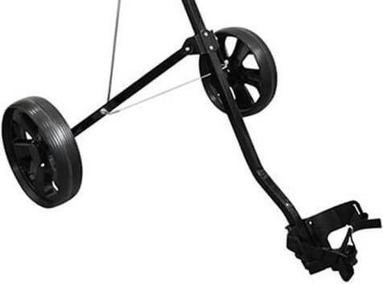 FastFold Basic Aluminium 2-wiels Golftrolley - Zwart van FastFold — afbeelding 4
