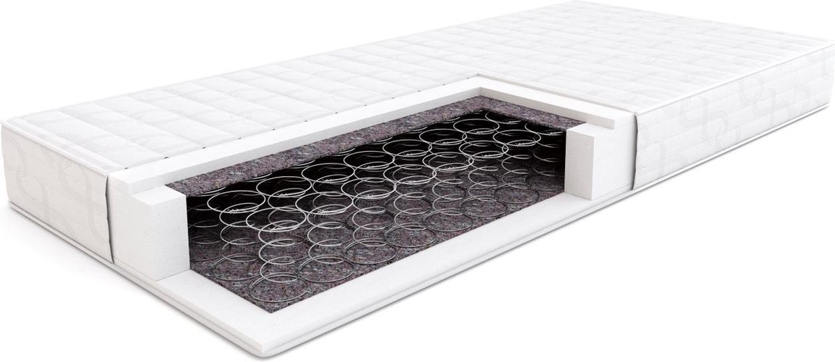 Bonnel Comfort Matras Pocketvering 90x200 wit