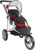 Duo poppenwagen Mamas & Papas twin buggy dubbeldekker wandelwagen