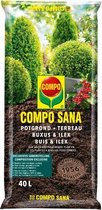 COMPO SANA Terreau Buxus & Ilex - avec engrais effet long 100 jours - aussi pour plantes persistantes - sac 40L