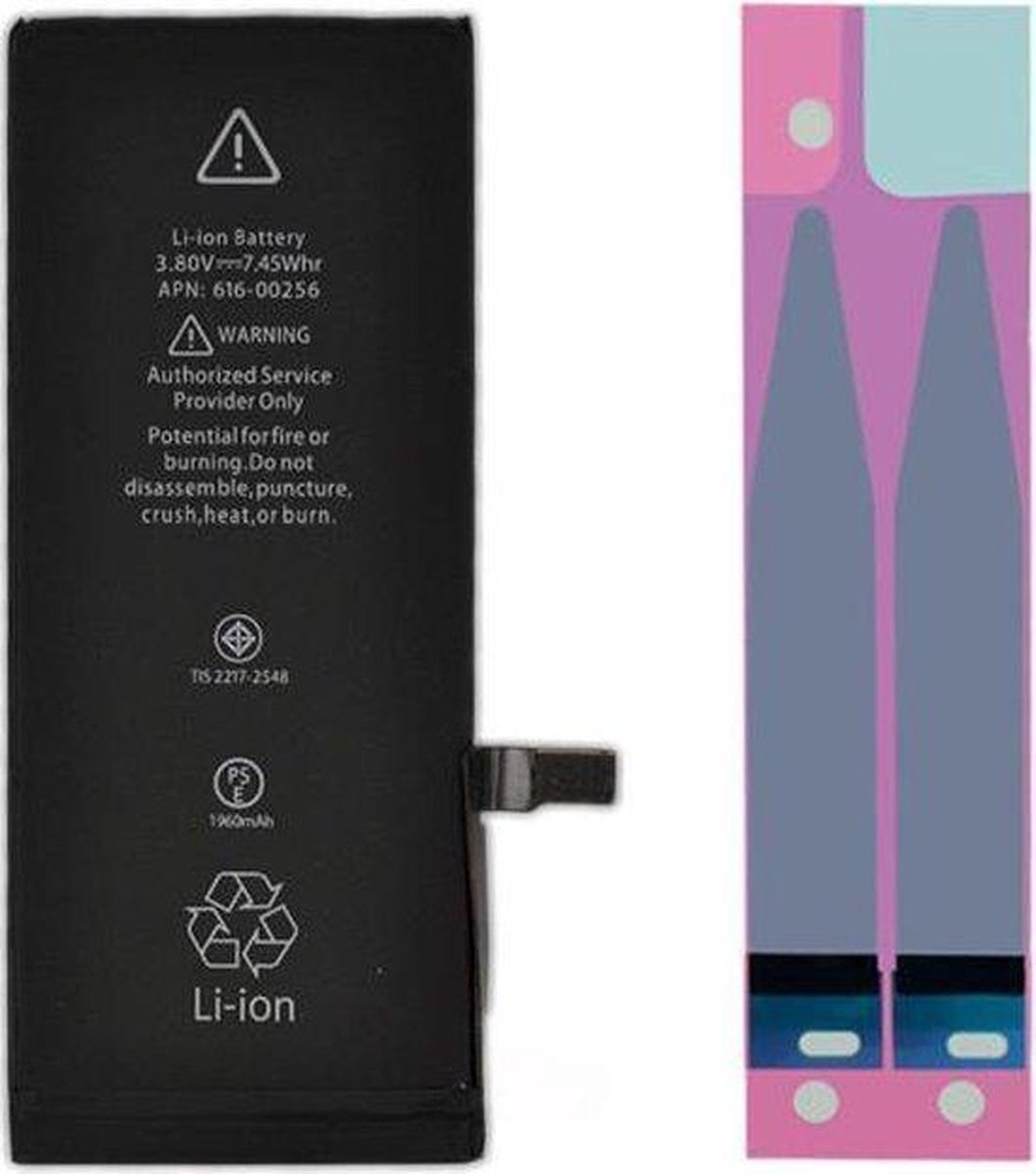 iPhone 7 batterij / accu met bevestigingssticker - OEM kwaliteit