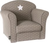 Atmosphera - fauteuil voor kinderkamer - 50x39x44 cm - taupe