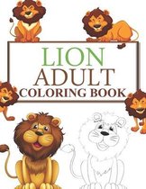 Lion Adult Coloring Book