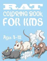 Rat Coloring Book For Kids Ages 4-12