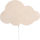 Applique chambre d'enfants Cloud - Lampe en bois multiplex pour le mur Cloud