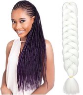 X-Pression - Ultra Braid Premium - Tresse de cheveux - Wit - Cheveux synthétiques - Jumbo - Tressage - Cheveux - Extensions