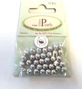 Perles de Verres Rondes – 6mm – Grijs Clair – 140 Pièces