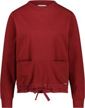 CYELL BACKYARD STORIES Dames Loungewear Sweater Lange Mouw - Cerise - Maat 40