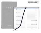 Brepols Agenda 2022 - Notavision - gebonden Arezzo - 9 x 16 cm - Grijs