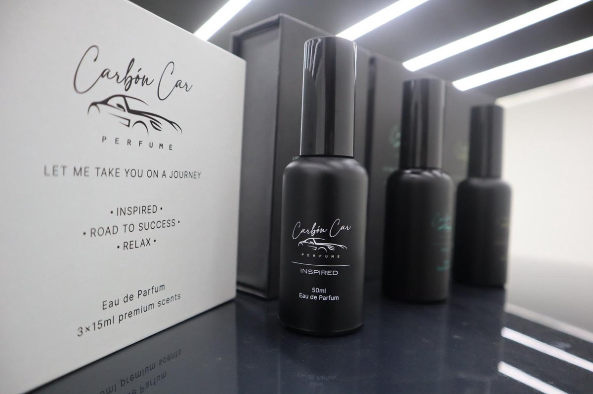 Goedkoopste Carbón Car Perfume SETBOX ( 3x15ml) - op basis van geurwetenschap - ENERGIE, LUXE, ONTSPANNING - autoparfum - geurverfrisser