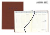 Brepols Agenda 2022 - Timing week - Terra - 17,1 x 22 cm - Donkerbruin