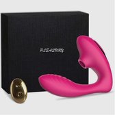 Pleasury - Fluisterstille Luchtdruk Vibrator Voor Vrouwen - G-Spot & Clitoris Stimulatie - Roze