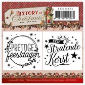 Mini Clear Stamps Set - Amy Design - History of Christmas