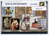 Toutanchamon – Luxe postzegel pakket (A6 formaat) - collectie van 25 verschillende postzegels van Toutanchamon – kan als ansichtkaart in een A6 envelop. Authentiek cadeau - kado -